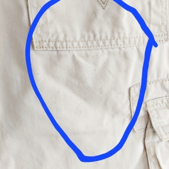 Levi's Men's Cargo Shorts Men's Size 31 Cargo Khaki Tan 100% Cotton Red Tag - Picture 12 of 12